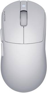 Мышка HATOR Quasar 3S Ultima 8K Wireless/Bluetooth/USB White HTM661