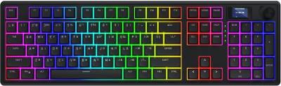 Клавиатура HATOR Skyfall 100 PRO Aurum Vanila Silent RGB Wireless/B HTK4101UA