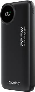 Павербанк Choetech 10000mAh, 22.5W, PD, QC/3.0, Black B791