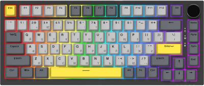 Клавиатура Ajazz AK820 Sea Salt Switch RGB USB-C UA Black AK820-SS-BGY