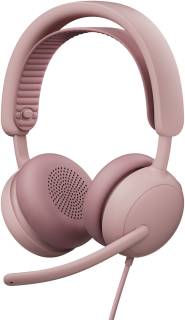 Наушники Logitech Zone Wired 2 USB Rose 981-001620