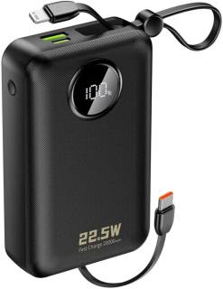 Павербанк Dudao 20000mAh K14+ 22.5W, PD, QC, USB-A, USB-C(In/Out), 6977196680016
