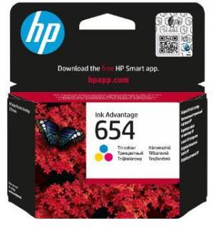 Картридж HP DJ No.654 color 7FP38UE