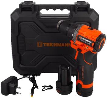 Шуруповерт Tekhmann TCD-12/2 Li BL, 12V,  2x1.5Ah 854606