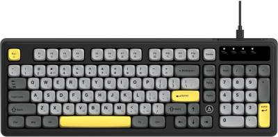 Клавиатура Ajazz AF98 USB UA Black/Grey/Yellow AF98-BGY