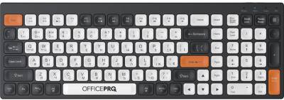 Клавиатура OfficePro SK985BO Bluetooth/Wireless UA Black/White