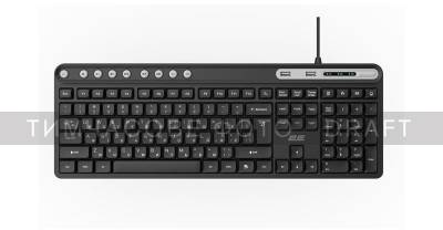 Клавиатура 2E KS1100 USB UA Black 2E-KS1100UB_UA