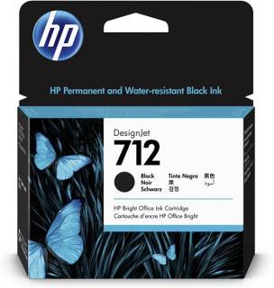 Картридж HP DJ No.712 DesignJet Т230/Т630 Black 80ml 3ED71A