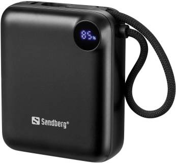 Павербанк Sandberg 10000mAh PD/3.1/20W, QC/3.0, USB-C In/Out, with 2 421-26