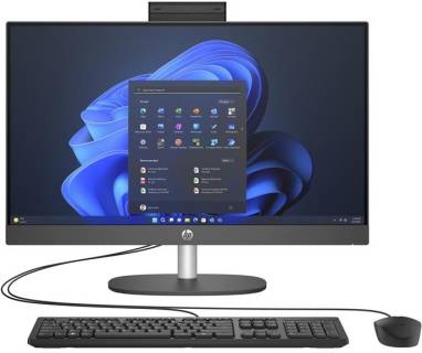 Моноблок HP 240 G10 AiO / i3-N300, 16, 512, WiFi, кл+м, Win11P 9M9M3AT