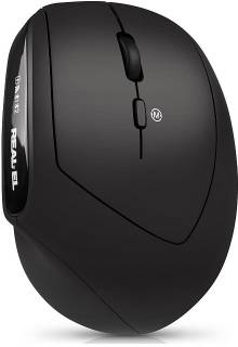 Мышка REAL-EL RM-490W Wireless/Bluetooth Black EL123200058