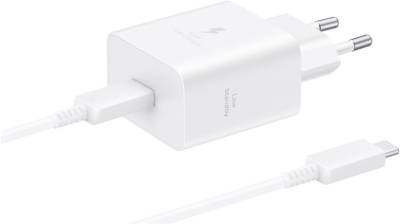 Зарядка Samsung USB-C 45W + cable USB-C to USB-C white EP-T4511XWEGEU