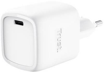 Зарядка Trust USB-C PD30W GaN white 25520_TRUST