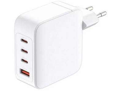 Зарядка Dlink 3xUSB-C + 1xUSB PD140W GaN white DCF-141