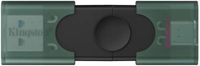 Флешка Kingston 256GB DataTraveler Duo USB 3.2 / Type-C Black/Gree DTDEG2/256GB