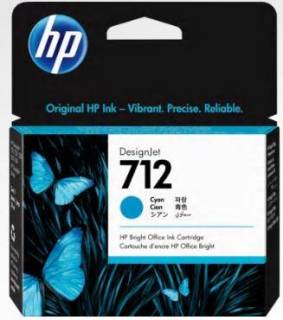 Картридж HP DJ No.712 DesignJet Т230/Т630 Cyan 29ml 3ED67A
