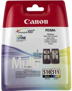 Картридж Canon PG-510+CL-511 +Photo Paper, Value Pack 2970B017
