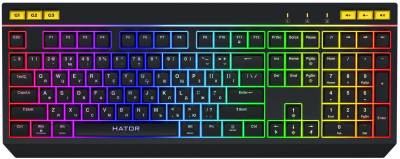 Клавиатура HATOR Icefall USB Black HTK402UA