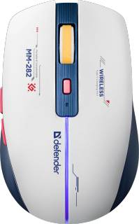 Мышка Defender Dila MM-282 Wireless White/Blue 52282