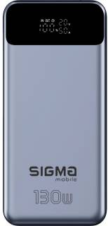 Павербанк Sigma X-power SI30A7QLX 30000mAh, PD/130W, LED, cable 10 4827798479117