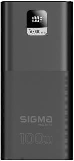 Павербанк Sigma X-power SI50A6QLX 50000mAh, PD/100W, LED, cable 10 4827798741313