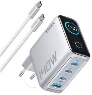 Зарядка ANKER Laptop GaN 140W 3xUSB-C PD3.1 + USB-A + display + B2697G41