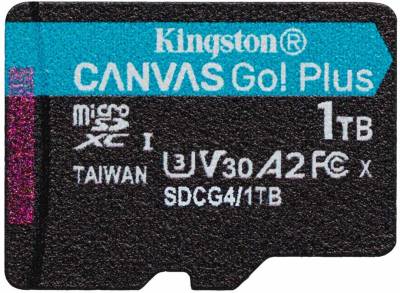 Флеш-карта Kingston 1TB microSDXC сlass 10 UHS-I U3 V30 A2 Canvas Go P SDCG4/1TBSP