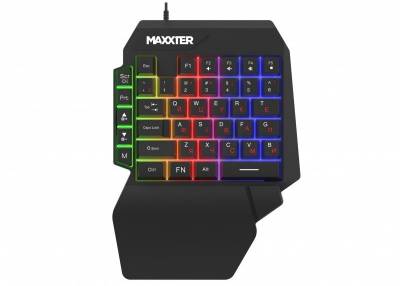 Клавиатура Maxxter KBG-OH-01B-UA USB UA Black