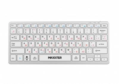 Клавиатура Maxxter KBW-C01S-UA Wireless UA White