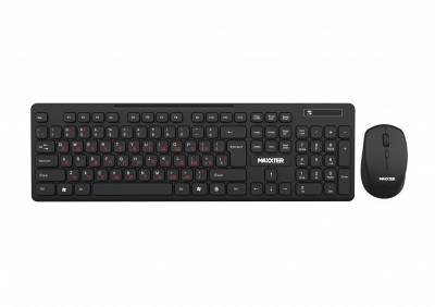Комплект Maxxter KMS-WCM-02B-UA Wireless UA Black
