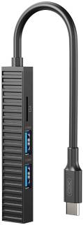 Разветвитель XO USB-C 4-in-1 порти XO HUB014B.black