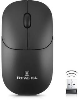 Мышка REAL-EL RM-311W Wireless Black EL123200041