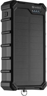 Павербанк Sandberg 20000mAh, 22,5W, PD, Solar, CampLED, PowerThrough, 421-24