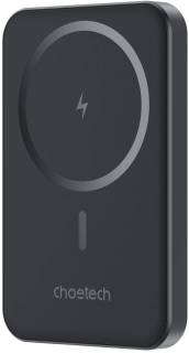 Павербанк Choetech Magnetic Wireless 5000mAh, 20W, PD, Qi-15W, Black B709-CCBK