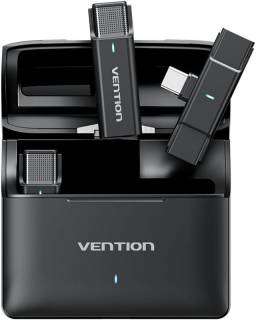 Микрофон Vention USB-C 2-Pack Wireless Lavalier with Charging Case NCAB0