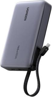 Павербанк Ugreen 20000 mAh 145W Fast Charging Cable Space gray U_55992B