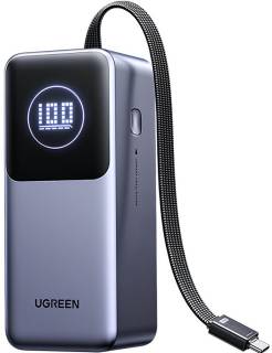 Павербанк Ugreen 20000 mAh 130W Cable Space gray U_55365B