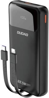 Павербанк Dudao K15Pro 20000mAh PD/22.5W, QC, with built-in cables 6977196682430