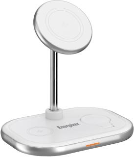 Зарядка ENERGIZER 15W 3-in-1 magnetic wireless white WCP303