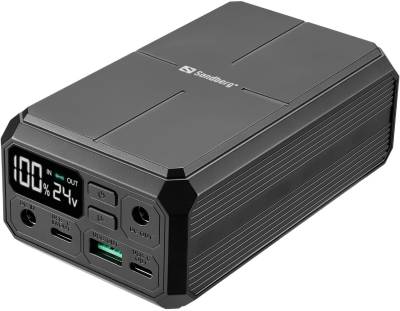 Павербанк Sandberg 27000mAh Laptop DC12-24v 84W, PD/100W, QC/3.0, QI/ 421-13