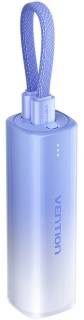 Павербанк Vention 5000mAh 20W PD, USB-C In/Out, Lightning In/Out, wi FHWL0