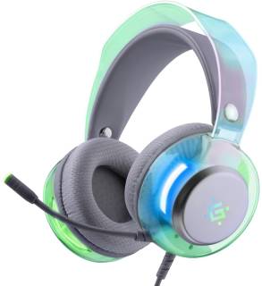 Наушники Defender Glitch RGB USB White 62490