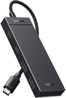 Разветвитель Ugreen USB-C to 2xUSB 3.2 Gen2 + 2xUSB-C 3.2 Gen2 10Gbps 35583