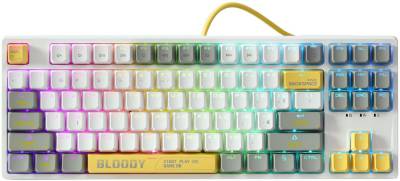 Клавиатура A4Tech Bloody S87 RGB BLMS TKL USB Energy White 4711421993708