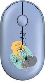 Мышка 2E MF300 FLORAMALLOW Silent Wireless/Bluetooth Blue 2E-MF300WFLORABL