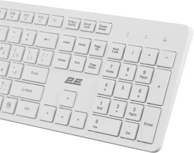 Клавиатура 2E KS260 106key Wireless UA White 2E-KS260WWH_UA