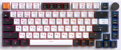 Клавиатура GamePro MK160W Hot-Swap Red Swich RGB USB UA White
