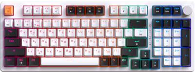 Клавиатура GamePro MK170W Hot-Swap Red Swich RGB USB UA White