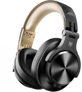 Наушники Oneodio Fusion A70 Bluetooth+3,5мм/6,35мм Black/Gold A70 Black Gold
