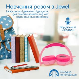 Наушники Promate Jewel Bubblegum jewel.bubblegum